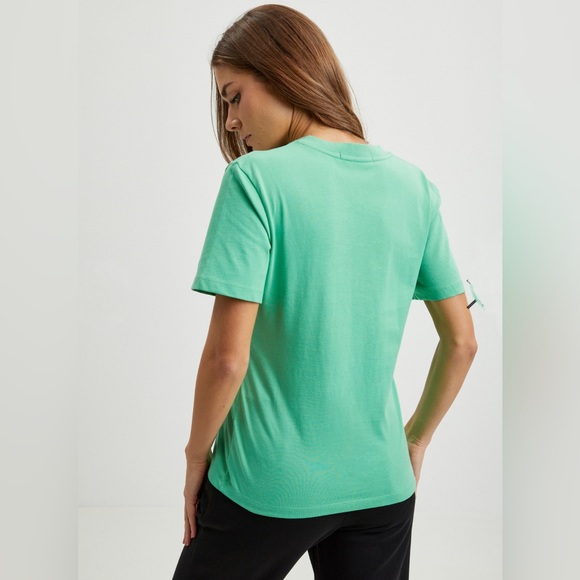 Calvin Klein | Olive V-Neck Tee - Picture 2 of 7